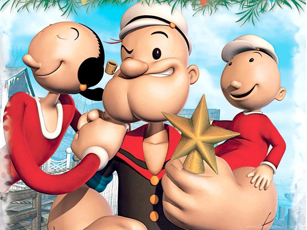 Popeye Family The Sailor Man Free Desktop Wallpapers