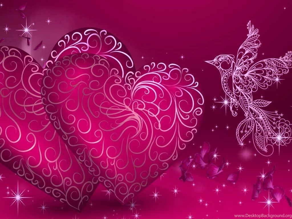 Love Birds Wallpapers In Pink – Wallpapers