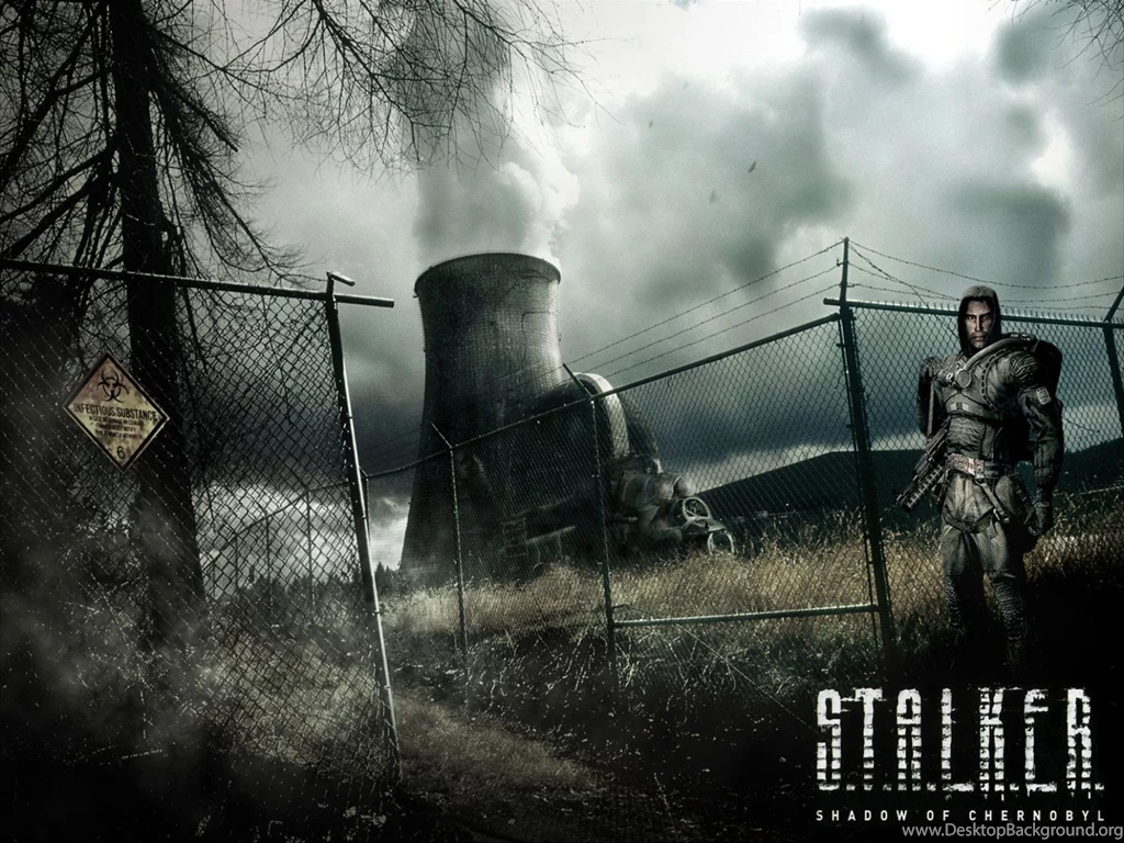 Outside Factory Action Rpg Games Wallpapers Image Featuring Stalker