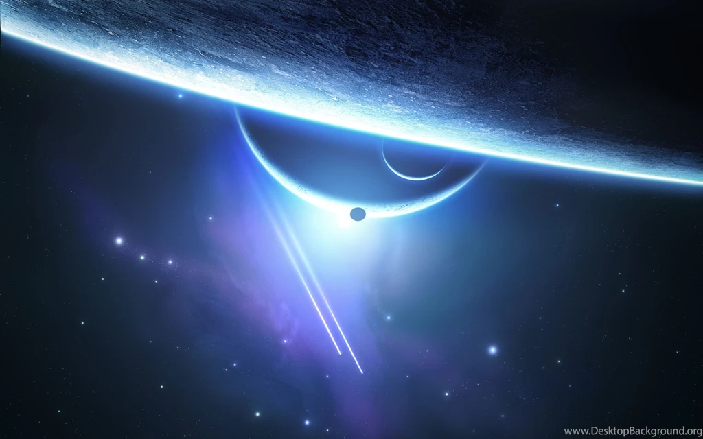 Comets Passing Planets Space Wallpapers