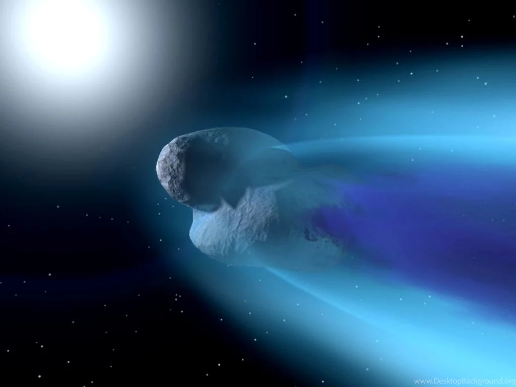 Space Fiction Close Comet Wallpapers