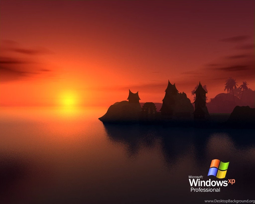 1280x1024 XP Sunset Shadows Desktop PC And Mac Wallpapers