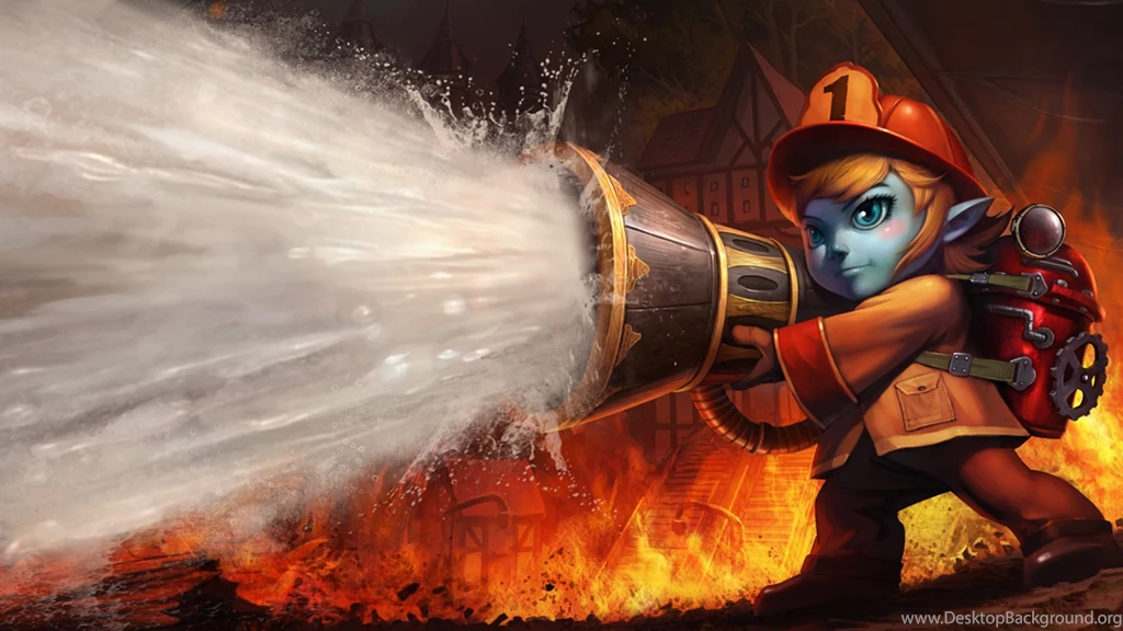 Tristana Firefighter Skin 9e HD Wallpapers