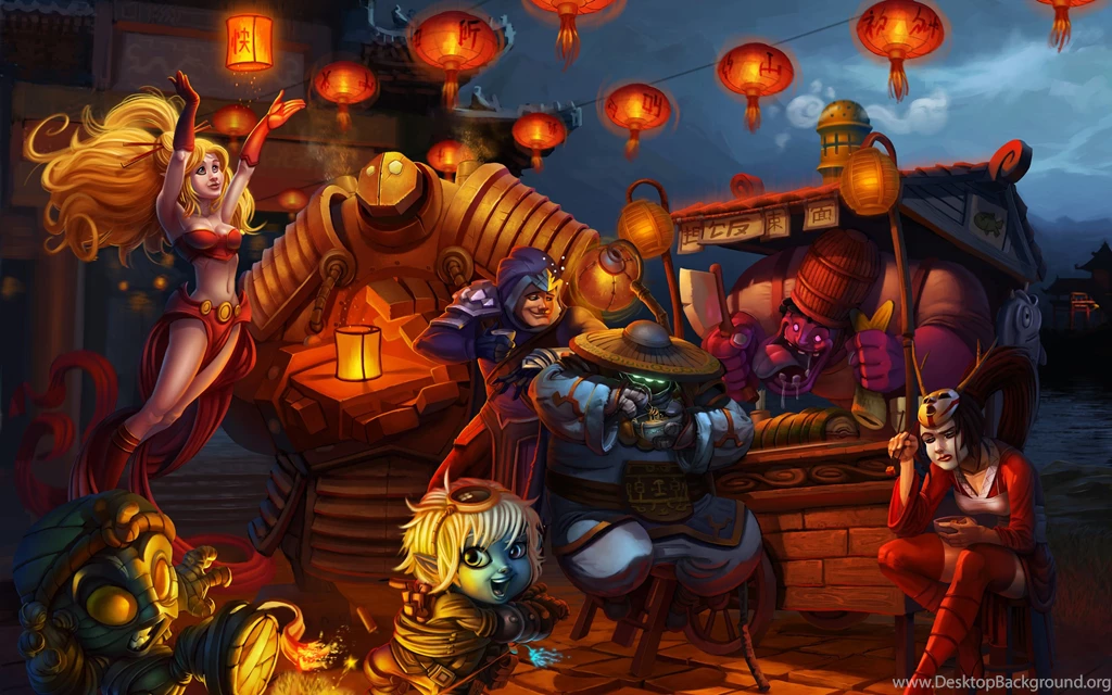 2560x1600 League Of Legends, Janna, Talon, Tristana, Dr. Mundo ...