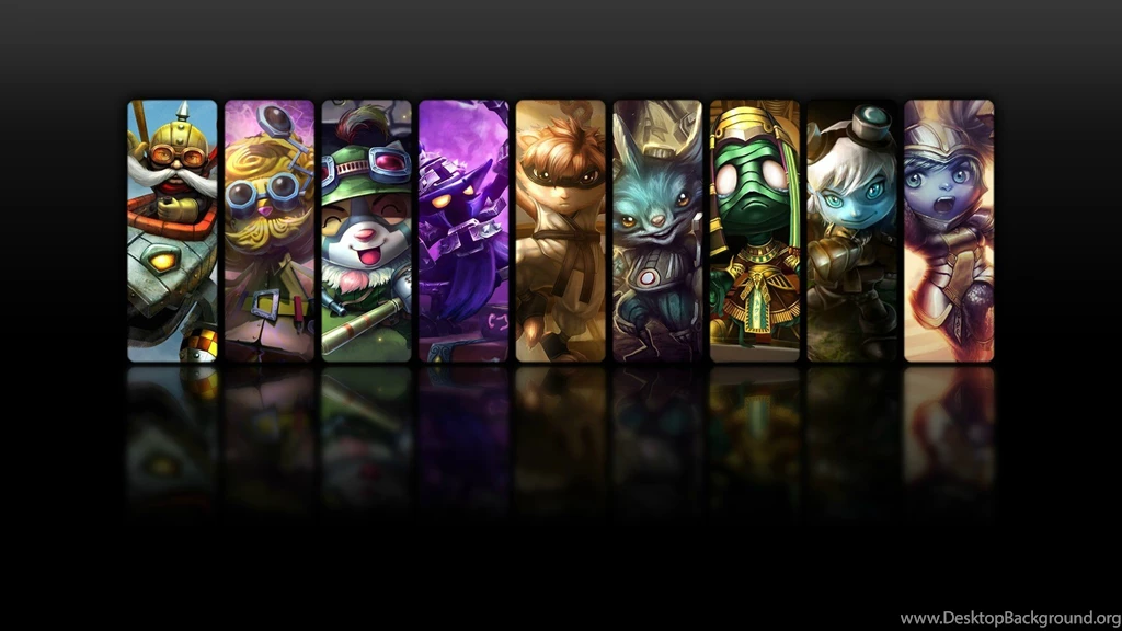 League Of Legends Tristana Amumu Veigar Teemo Poppy Corki Kennen ...