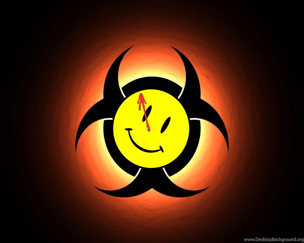 Watchmen Nuclear Smiley Face : Desktop And Mobile Wallpapers : Wallippo