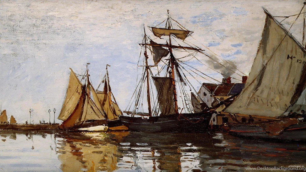 Honfleur Claude Monet Artwork Impressionism Impressionist Painting ...