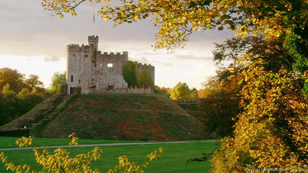 Cardiff Castle In Wales Wallpaper,trees HD Wallpaper,castle HD ...
