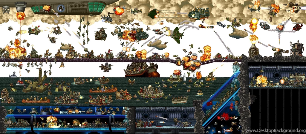METAL SLUG Metaru Suraggu Platform Action Shooter Tps Tower ...