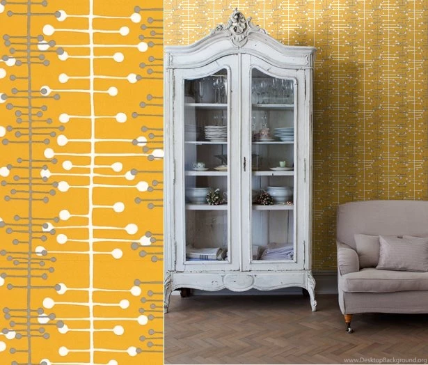 Retro Muscat Yellow Wallpapers