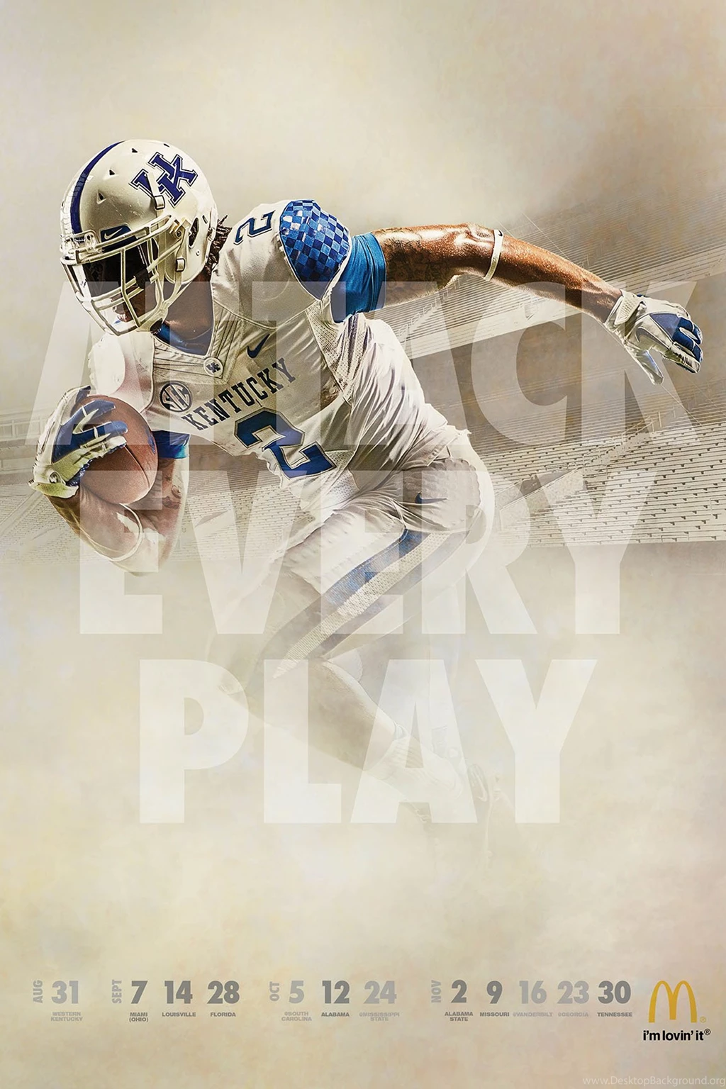2013 Kentucky Football Schedule Poster BGR Kentucky High School ...