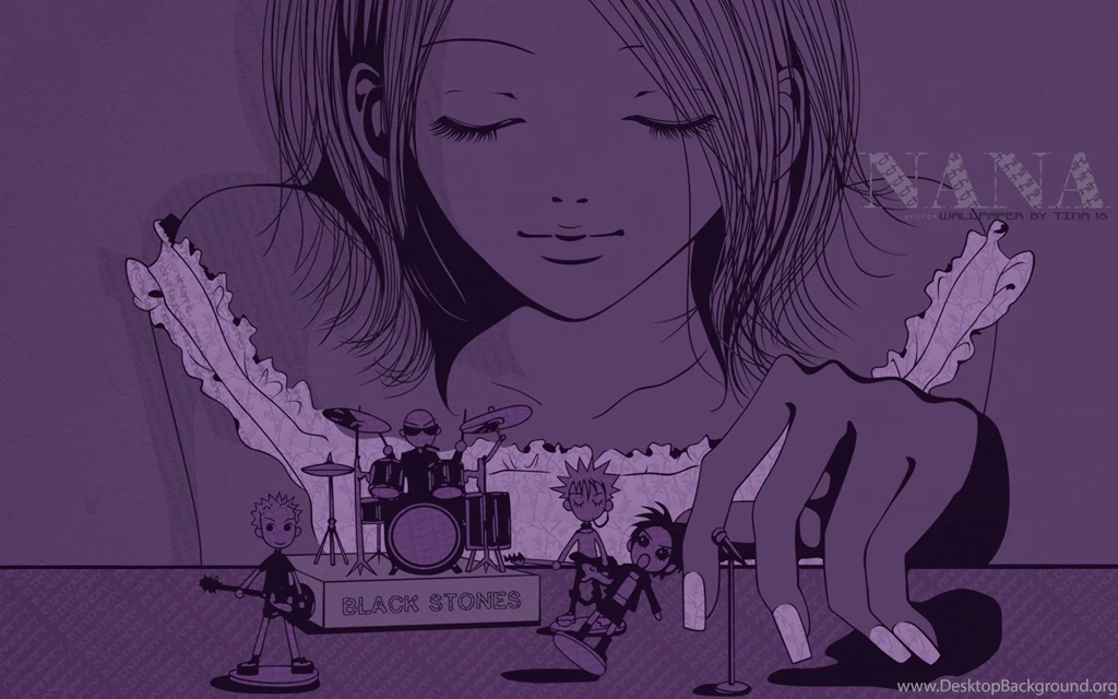 Nana (series) Cigarette Drums Guitar Hachi Instrument Microphone ...