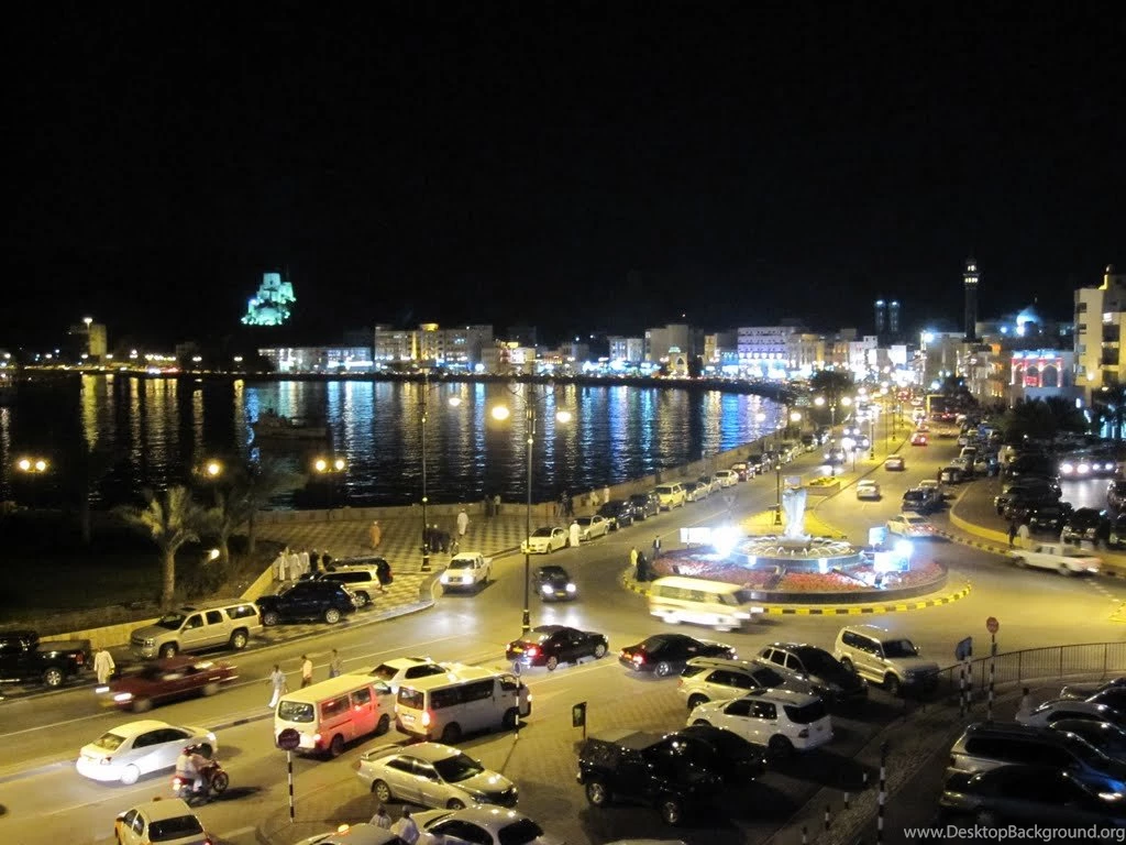 Panoramio Photo Of Muscat At Night