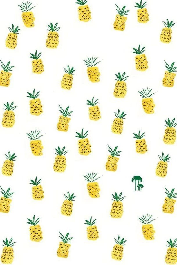 Backgrounds, Cute, Patterns, Pineapples, Pretty   Image