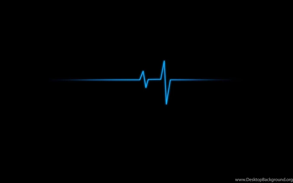 Black Wallpapers Blue Line