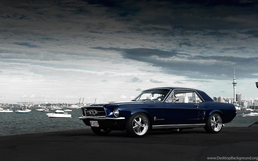 Blue Classic Mustang Desktop Backgrounds HD 1920x1200