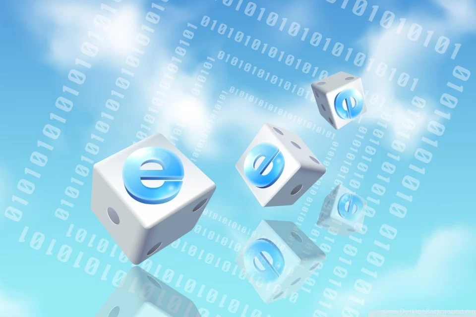 Dice Internet Explorer Blue HD Desktop Wallpapers : Widescreen ...