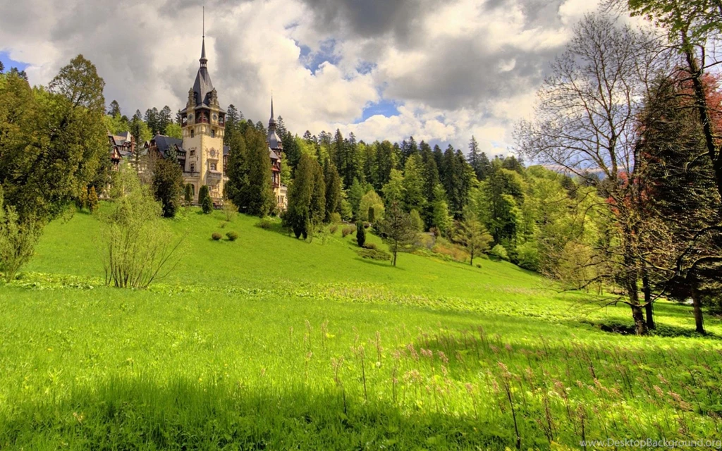 Замок Пелеш обои для рабочего стола, картинки, фото, 1920x1200.