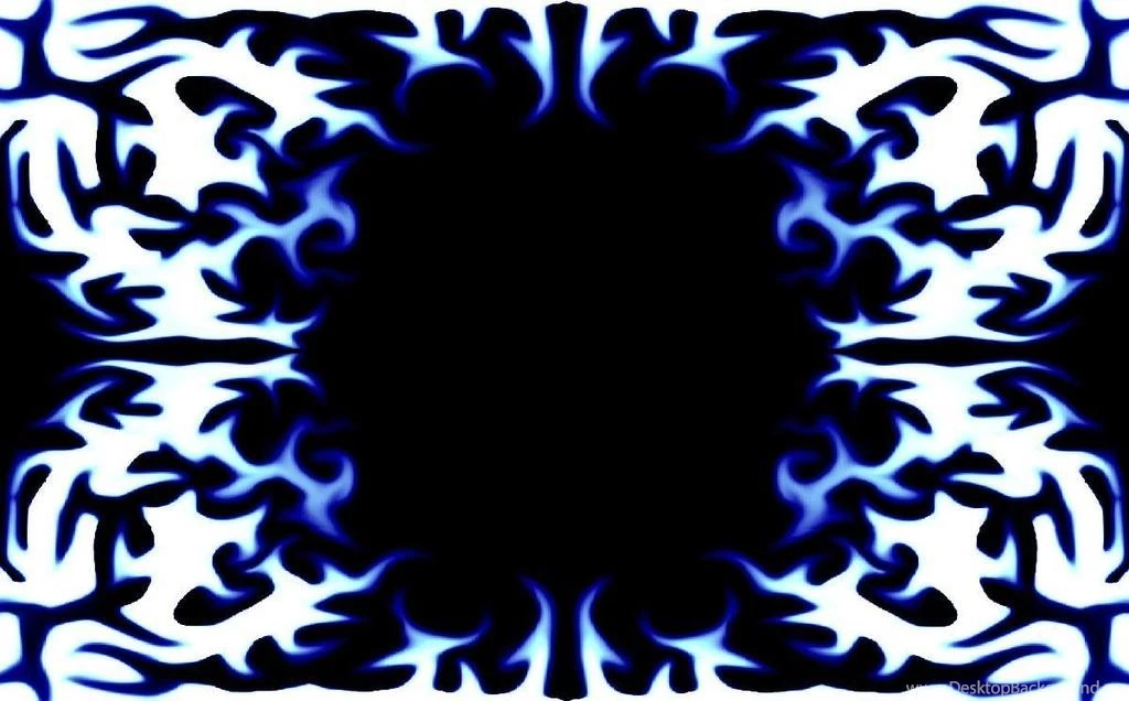 Blue Flames Black Backgrounds
