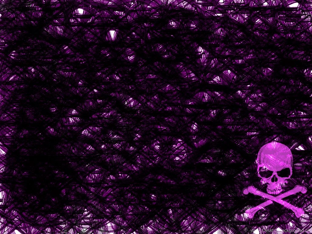 Download DeviantArt: More Like Wallpapers Purple Skull By Angelic Goth Desk...