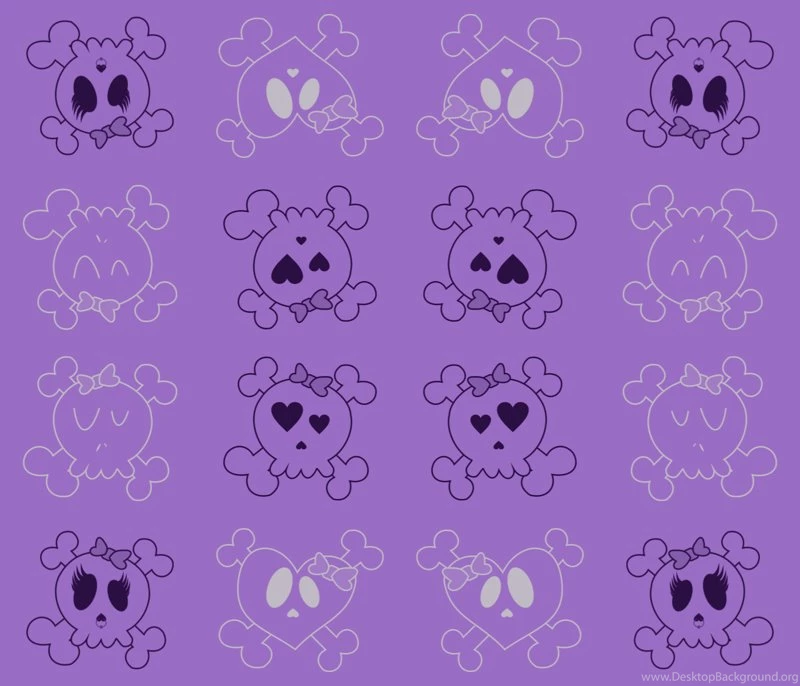 Purple Skulls Fabric Jnifr Spoonflower