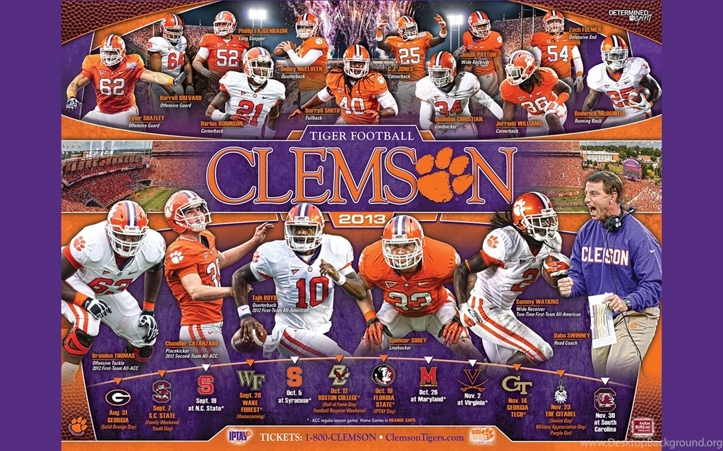 Desktop Wallpapers   Clemson Tigers Official Athletics Site