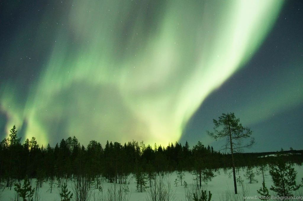 Sky Winter Aurora Nature Sky Northern Lights Full Hd Wallpapers ...