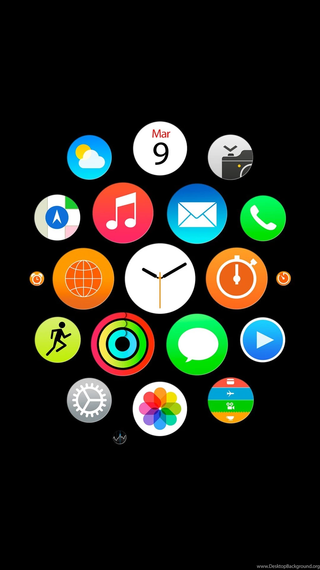 Download Apple Watch Inspired Wallpapers For IPhone, IPad, And Mac