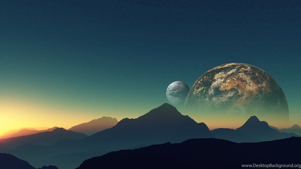 Mountain And Planets (page 2)   Pics About Space