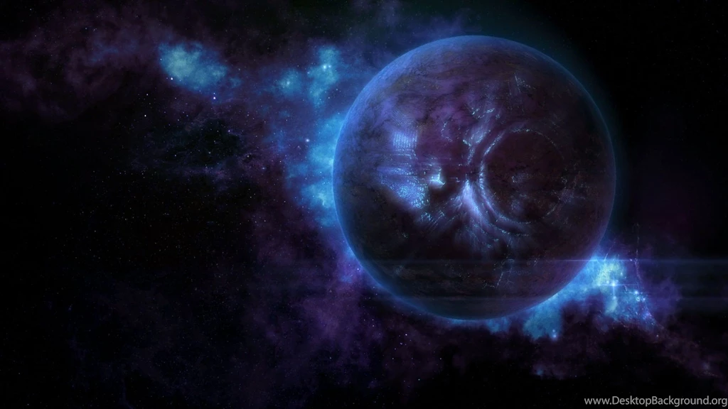 Fantasy: Planet Blue Light Civilisation Fantasy Free Desktop ...