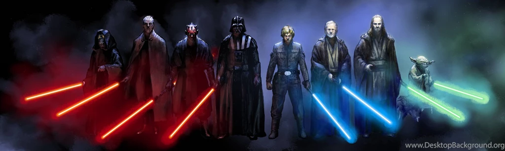 Starwars Jedi And Sith Dual Screen Wallpapers