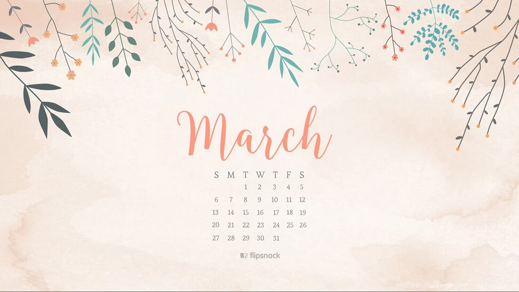 March 2016 Free Calendar Wallpapers – Desktop Backgrounds