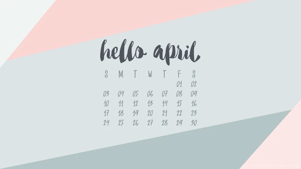 April 2016 Desktop Calendar Wallpapers — UpperCase Designs