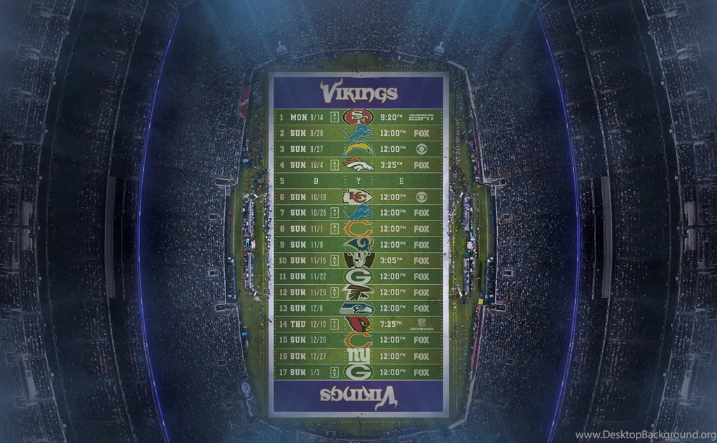 Minnesota Vikings Schedule Wallpapers
