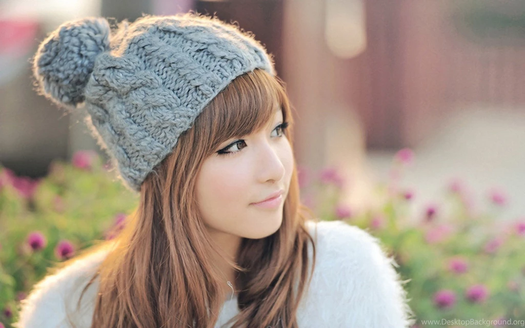 Beauty Korea Girl Wallpapers Stock Pictures