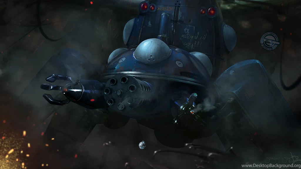 Download Wallpapers 3840x2160 Ghost In The Shell, Tachikoma, Gun ...