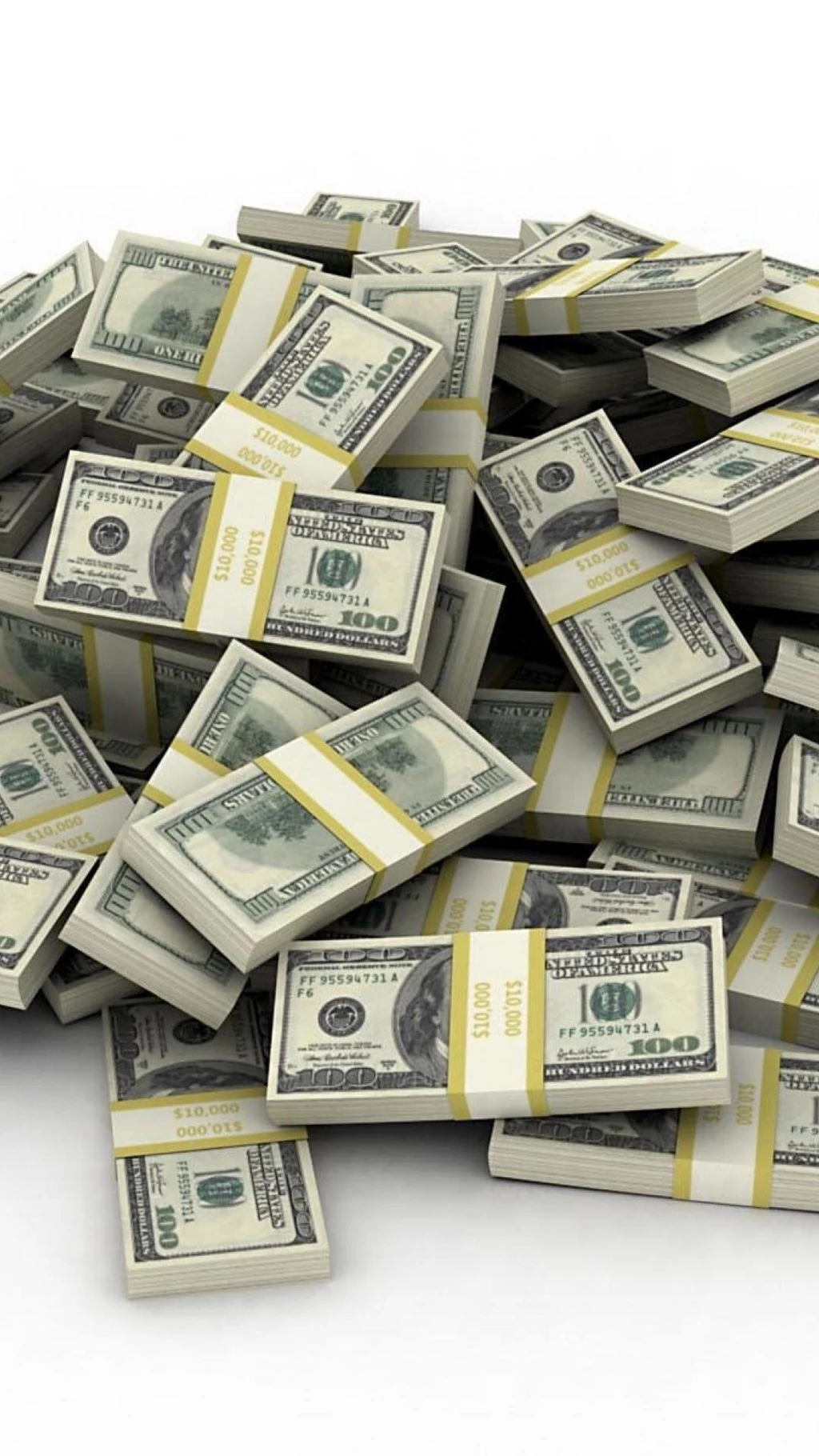 SuperHD.pics: 3D View Virtual Dollar Bills Money Desktop Bakcgrounds