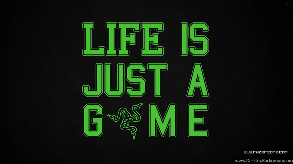 Razer Wallpapers LIFE IS JUST A GAME 03 By Sasukekun17 On DeviantArt