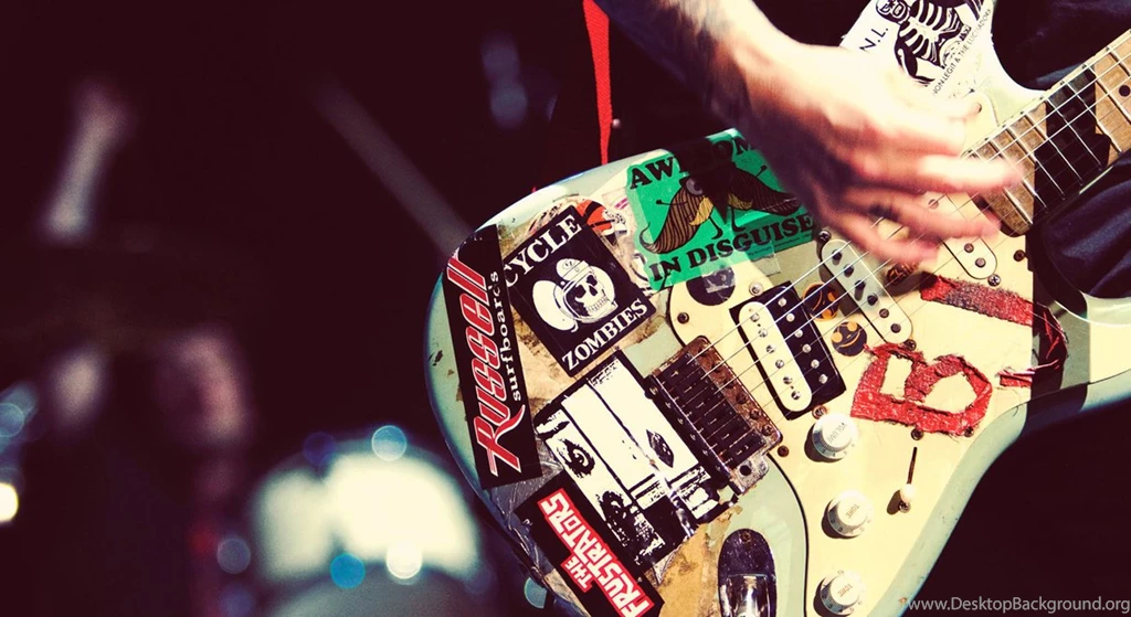 Bille Joe Armstrong's Guitar Wallpapers HD By TheDisturbedPanda On ...