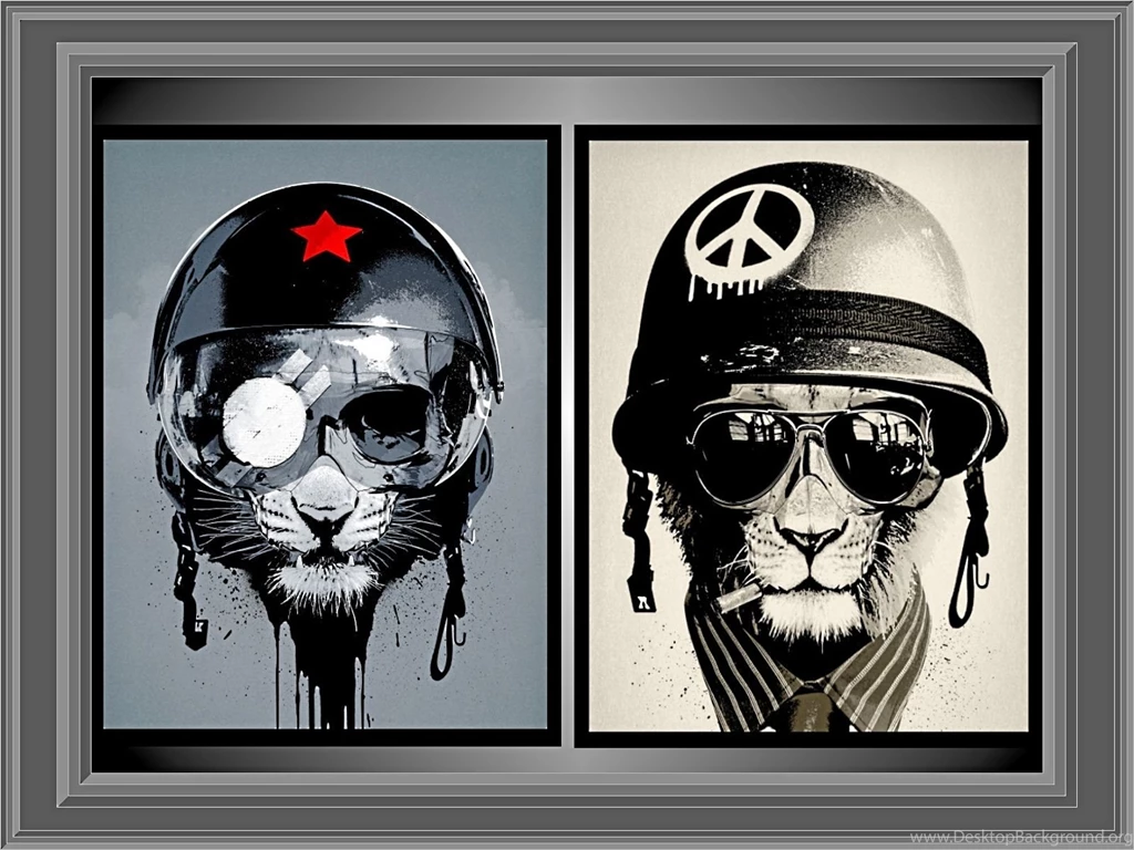 Miscellaneous: Tough Cats, Desktop Wallpapers Nr. 60061 By Jamesh81166