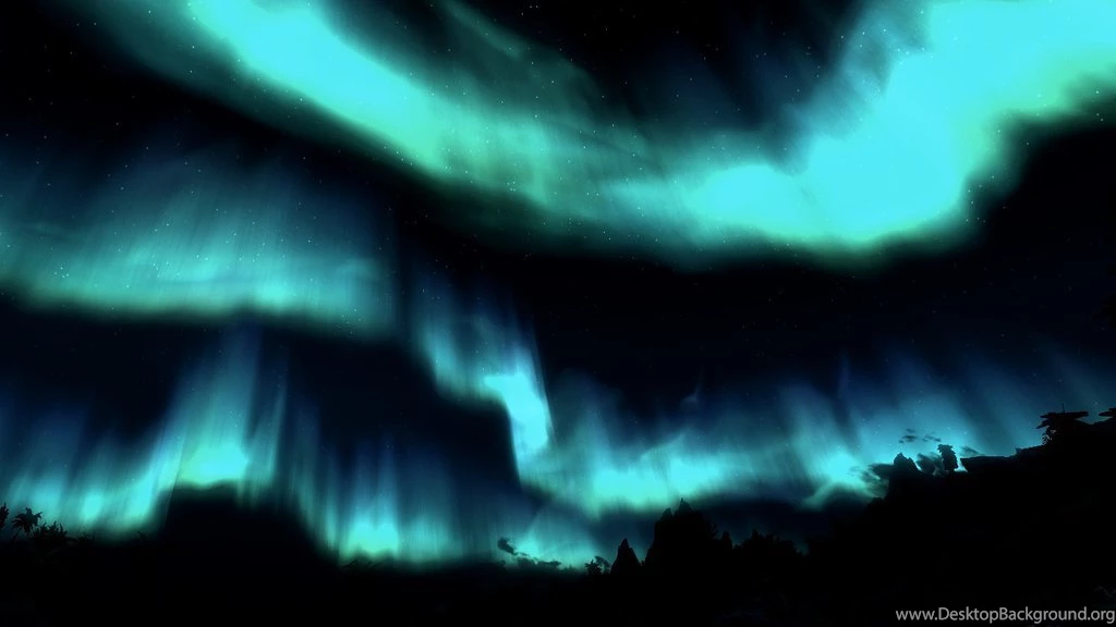 The Aurora Borealis [Skyrim Backgrounds 2] By Cynder2d On DeviantArt