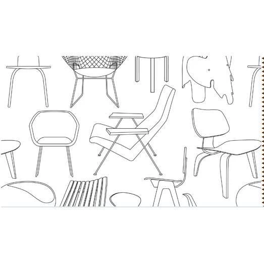 Modern Chairs Wallpaper Interactive Too!