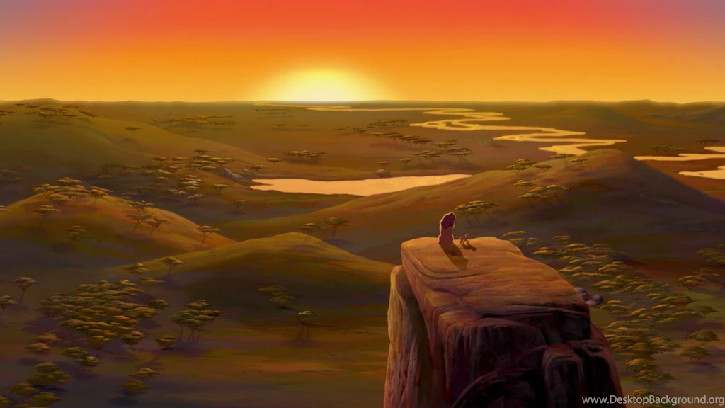 Lion King Sunset HD Wallpapers