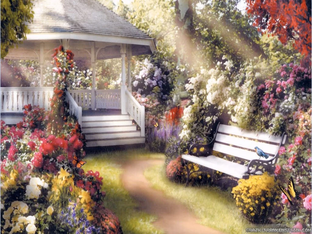 Garden Flowers Wallpapers Crazy Frankenstein