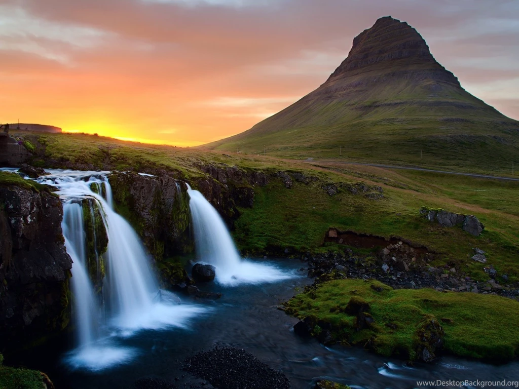 Waterfall Mountain Wallpaper.jpg