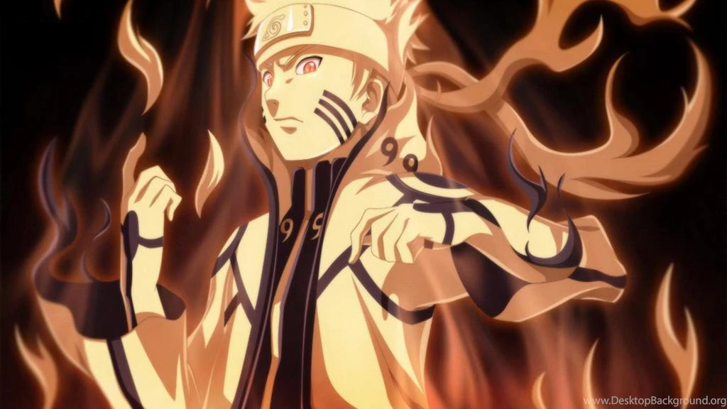 NARUTO KYUUBI CHAKRA MODE WALLPAPER (