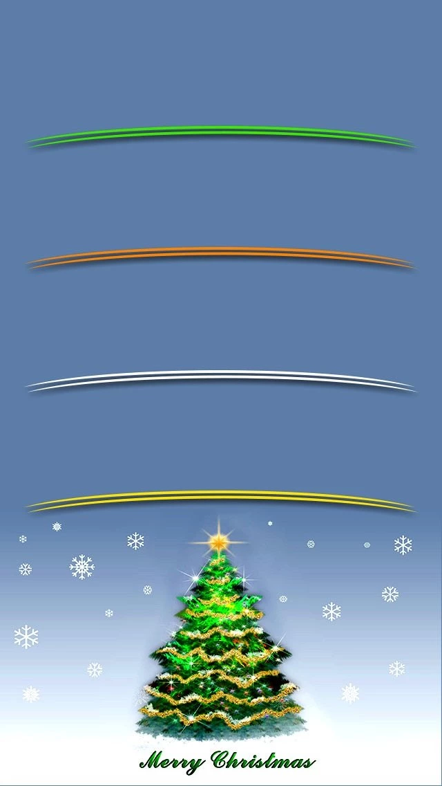 Christmas Tree Shelf iPhone 5 Wallpapers