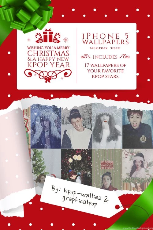 Kpop Iphone Christmas Wallpapers