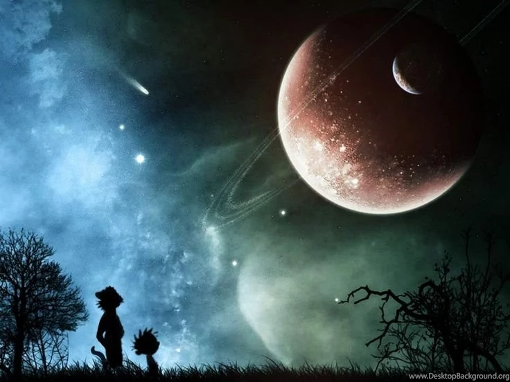 Planets Calvin And Hobbes Artwork 1387x1024 Wallpapers Art HD ...