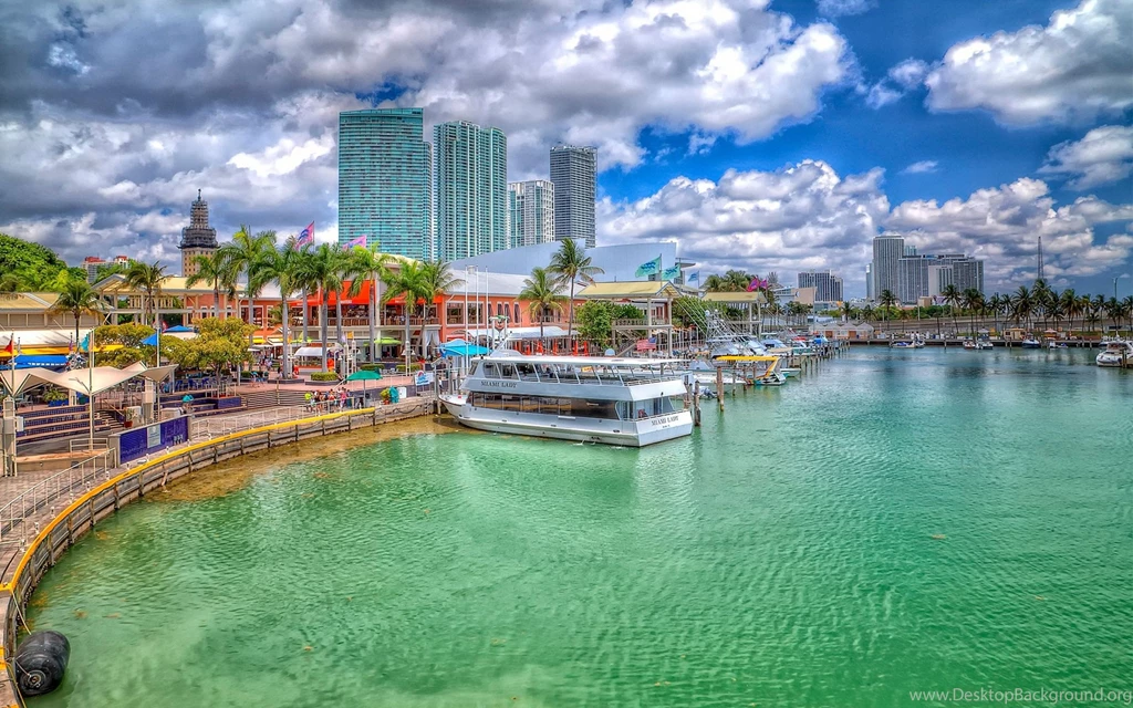 Florida Beach Marina HD Desktop Wallpapers